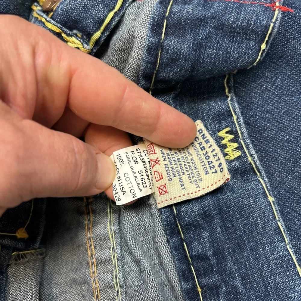 True Religion missing back